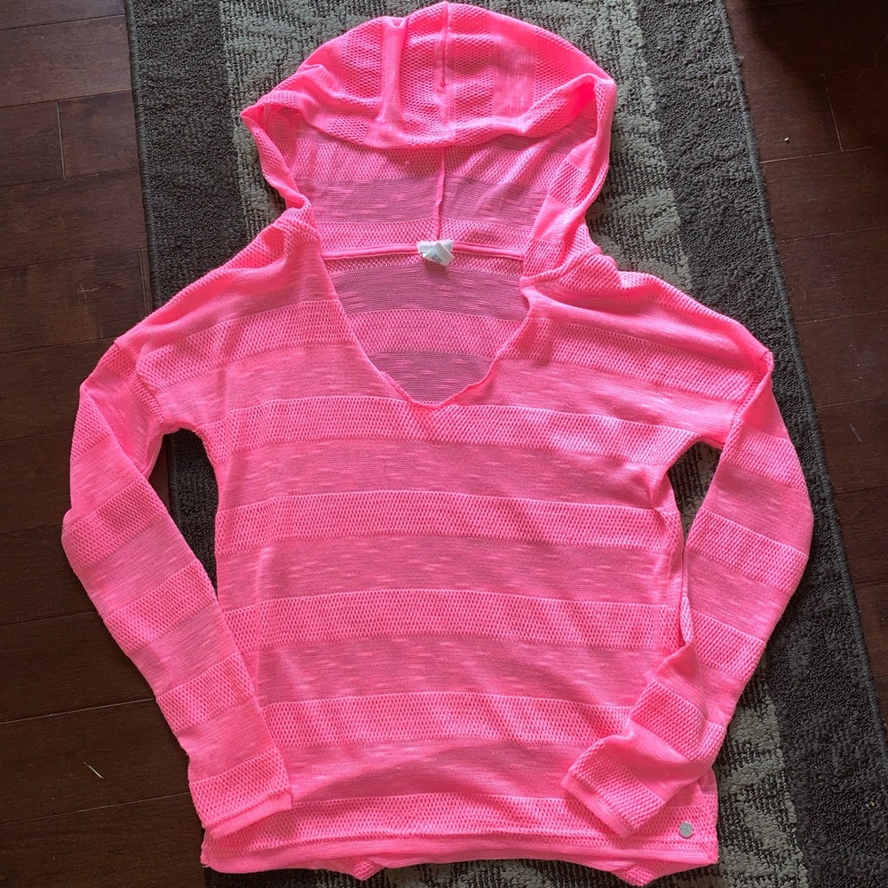 Aeropostale pink beach coverup hoodie